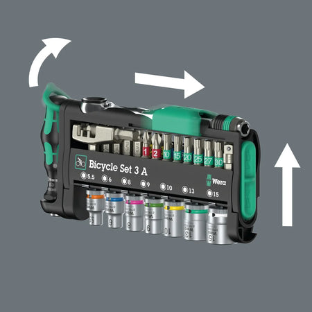 Bicycle tool set
