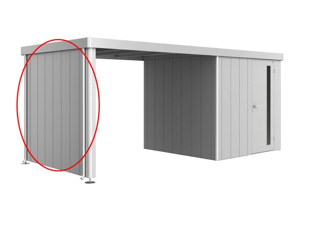 Seitenwand für Seitendach zu Gerätehaus Neo Gr. 3A/3B/3C/3D - Elements4me