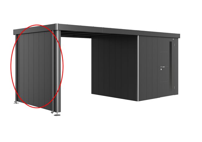 Seitenwand für Seitendach zu Gerätehaus Neo Gr. 4A/4B/4C/4D - Elements4me